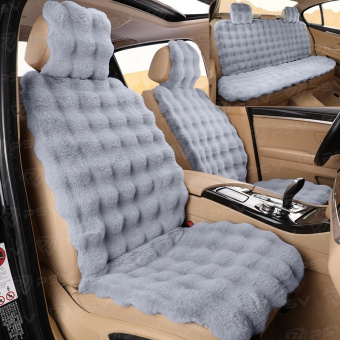 Накидки искусственный мех Rex Lux (Серый), комплект