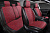 Накидки PSV Hornet PRO Skin (Черно-Красный), комплект на весь салон, мокрая кожа