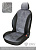 Чехлы Daewoo Gentra II 2013-2015 г. - серый флок "БРК"