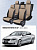 Чехлы Skoda Octavia А7 2013-2020 г. - (Active/Ambition) без заднего подлокотника, черно-бежевый (Loto) "Статус"