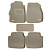 Коврики Mitsubishi Galant IX 2003-2012 г. - 3D бежевый "Kagu"