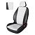 Чехлы VW Polo V 2009-2020 г. - Sd дел. черно-белый аригон "Классика"