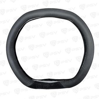 Оплетка на руль  PSV TOUCH CORNER со скошенным низом Fiber (Черный) М, экокожа