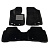 Коврики Kia Sorento II 2012-2020 г.- 3D черный "Royal Magic Mat"