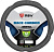 Оплетка на руль PSV RACE CARBON (Серый) M, экокожа 