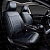 Чехлы PSV Elegant Next 2 FRONT (Черный/Ромб синий/отстрочка синяя), ромб + экокожа