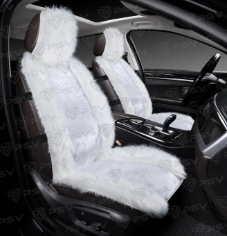Накидки PSV искусственный мех Mutton Premium FRONT (Белый), 1 шт. 
