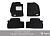 Коврики VW Passat B6/B7 2005-2015 г. - 3D Satori черный "Sotra"   