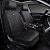 Накидки 5D PSV Skin 2 FRONT (Черный/Отстрочка красная), на передние сиденья, мокрая кожа