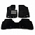Коврики Kia Sorento II 2012-2020 г.- 3D черный "Royal Magic Mat"