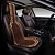 Накидка массажная PSV P2002 SMALL (малая) деревянные косточки (Коричневый),  1 шт. УЦЕНКА (нет одного шарика)