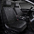 Накидки 5D PSV Skin 2 FRONT (Черный/Отстрочка белая), на передние сиденья, мокрая кожа