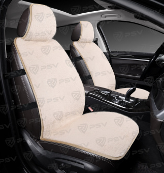 Накидки PSV искусственный мех Norka Lux FRONT (Бежевый), 1 шт. 