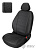 Чехлы VW Transporter T-V 2003-2009 г. - 9м черный аригон "Автопилот"