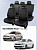 Чехлы VW Polo V 2009-2020 г. - Седан (деленная спинка), черный/отстрочка черная (Sota) "Статус"