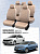 Чехлы Skoda Rapid 2012-> / VW Polo VI 2020-> бежевый (Loto) "Статус"