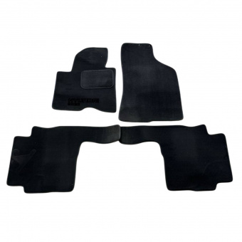 Коврики Hyundai Santa Fe II 2010-2012 г. - текстиль графит "Matex"