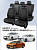 Чехлы Hyundai Solaris II/Kia Rio IV 2017-2022 г./Solaris HS 2022-> Седан (Comfort/Prestige, деленная спинка), черный/отстрочка белая (Sota) "Статус"