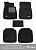 Коврики VW Touareg I 2002-2010 г. - Liner 3D Lux черный "Sotra"   