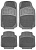 Коврик PSV MAGNUM TS2210 P (4ч) 71х45,5 44х46,5 Серый