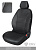 Чехлы Daewoo Gentra II 2013-2015 г. - черный аригон "БРК"