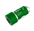 Зарядное устройство в прикуриватель с двумя USB-портами (2,4 А+ 1А) UCC-2-36 зеленый "WIIIX"
