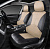 Чехлы PSV Imperial Next 2 FRONT  (Черный-Бежевый), экокожа