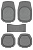 Коврик PSV VIKING TS1813 P (5ч) 77.5х55 48х50.5 Серый