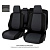 Чехлы Mazda 6 II 2007-2013 г. - Sd черно-серая экокожа "Оригинал"