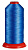 Нитки Polyart №15, цвет 1923 синий, 1шт х 1000 м