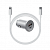 Комплект для быстрой зарядки USB Lightning - USB TypeC  Белый UCC-2-40-CB-710aU8(1.0)-01 "WIIIX"
