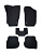Коврики VW Polo V 2009-2020 г. - Sd, черный/серый кант EVA